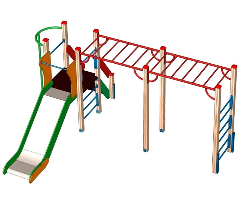 Детский спортивно-игровой комплекс для улицы ДВ75 