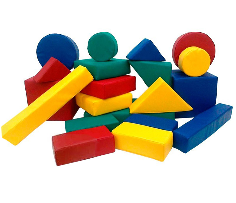 Мягкий детский конструктор Строитель 40 элем. ЛА128