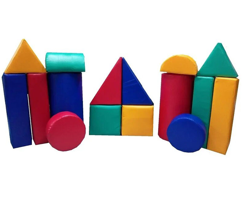 Мягкий модульный Конструктор Городок 16 элем. ЛА126