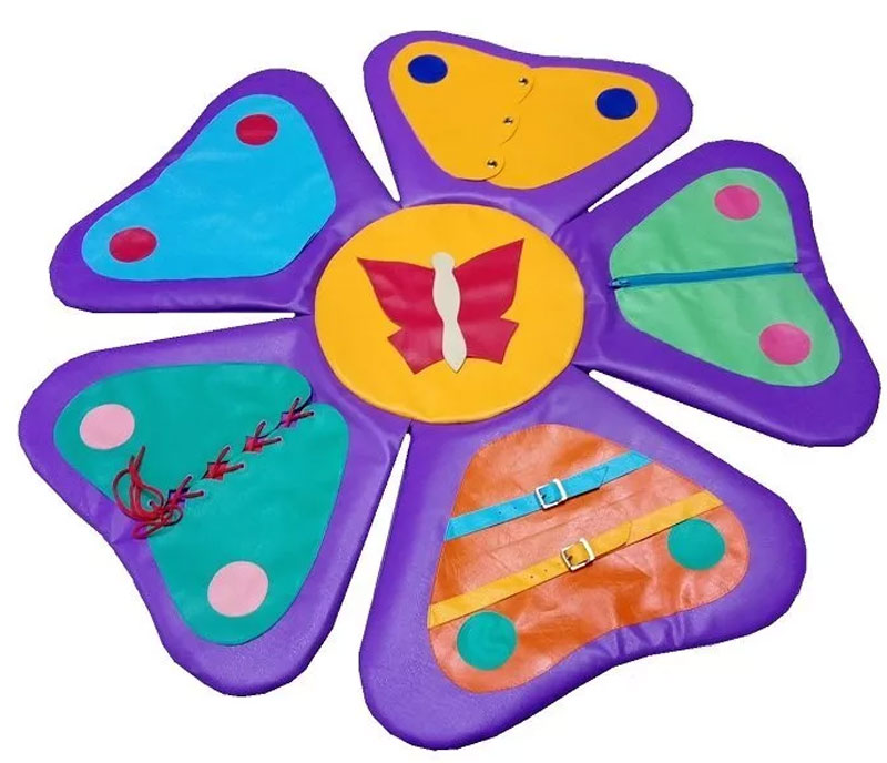 Мягкий модуль дидактический «Цветок» 80*1 ЛА358