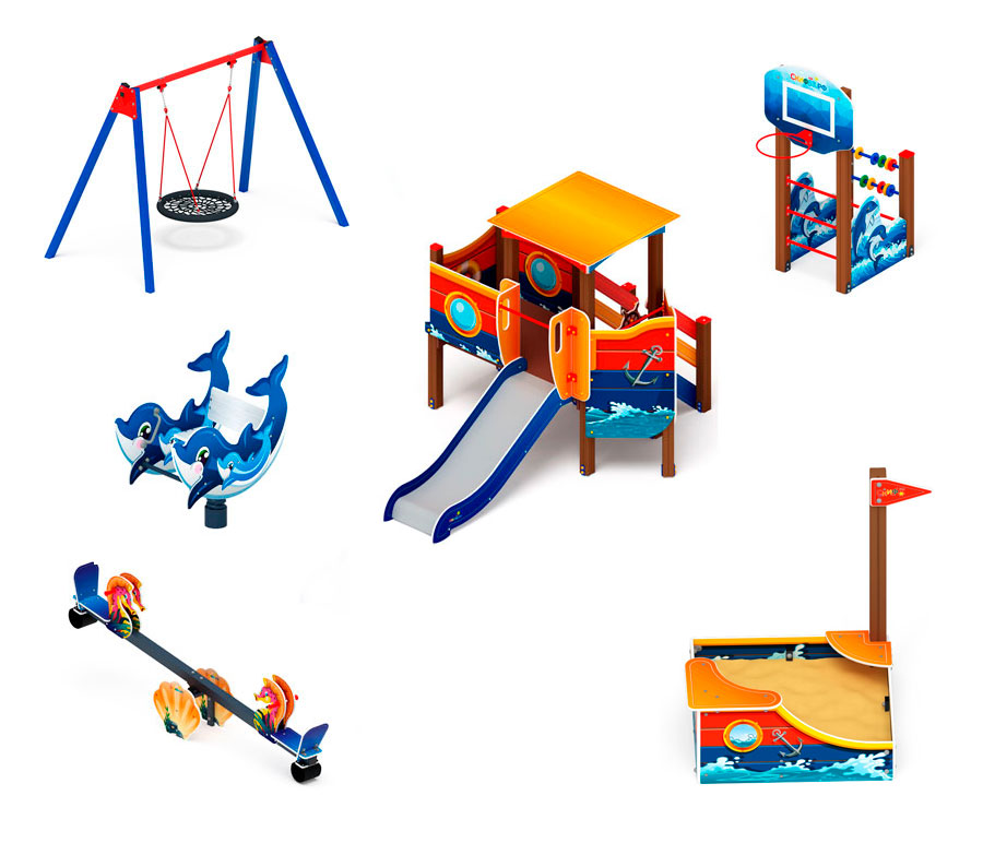 Детская площадка "Катерок" № 24 СК-64