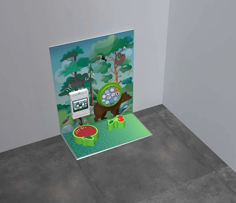 Детская комната с интерактивным оборудованием Classic S 2 м² IKC14