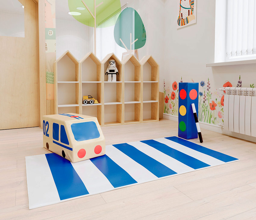 Мягкий игровой комплекс «Грамотный пешеход» РА-266