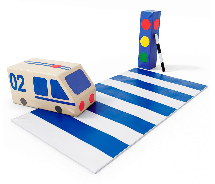 Мягкий игровой комплекс «Грамотный пешеход» РА-266