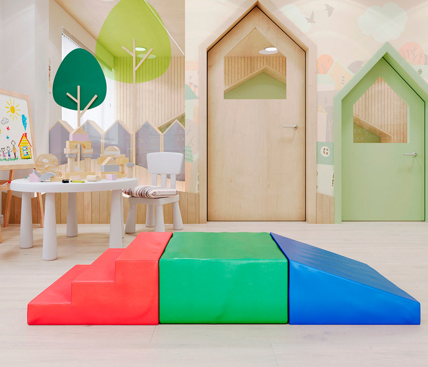 Мягкий спортивный модуль «Лесенка» РА-287