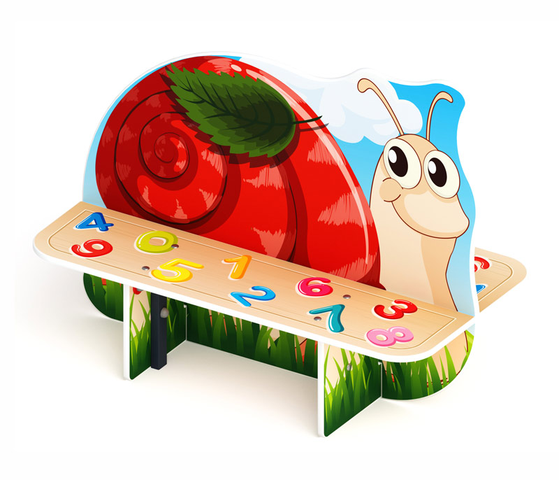 Детская скамейка "Улитка" СК-101