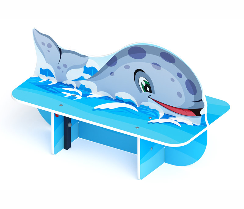 Детская скамейка "Кит" СК-103