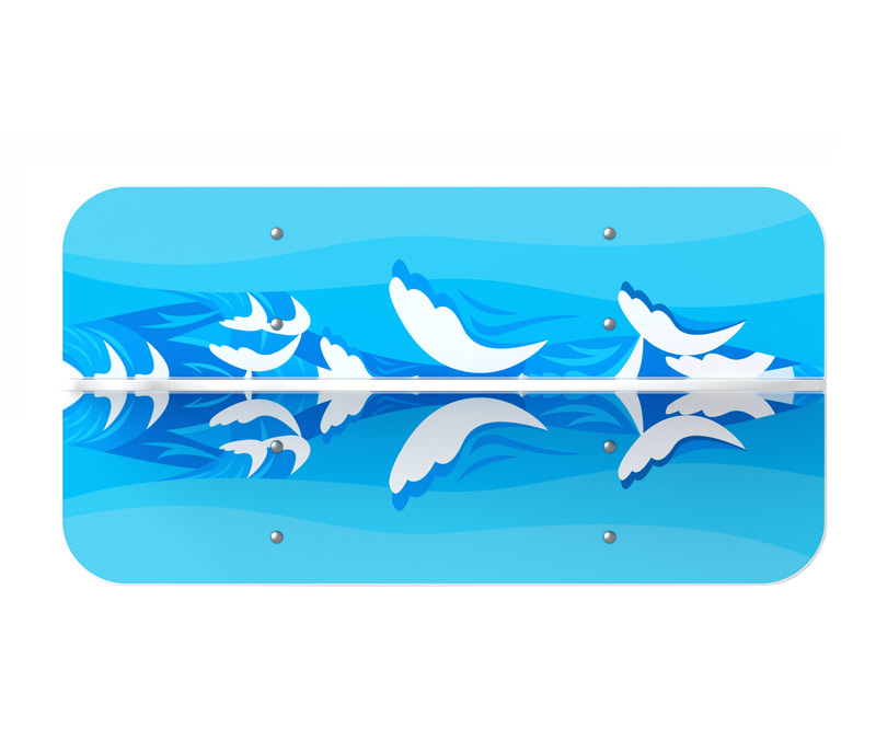 Детская скамейка "Кит" СК-103