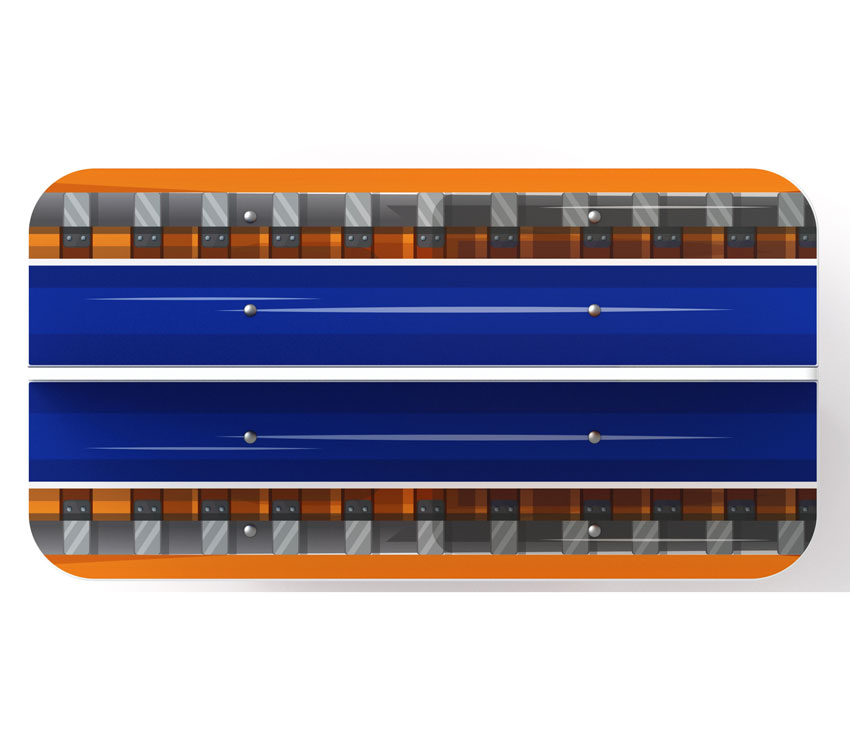 Детская скамейка "Вагончик" СК-95