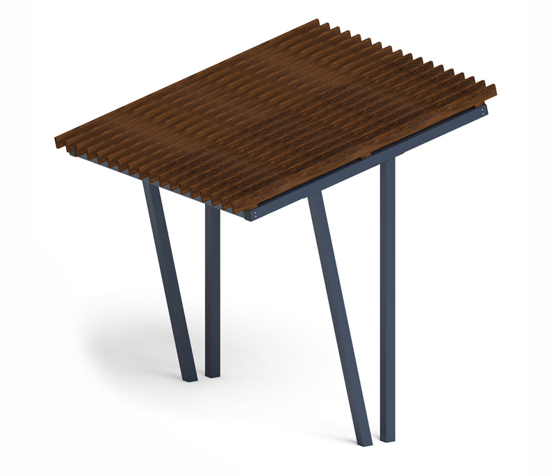 Пергола тент (наклоная) 3000x2840x3165 СК-129