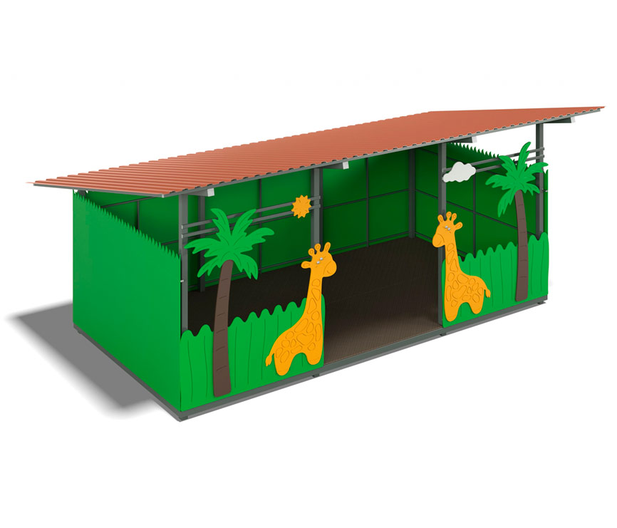 Веранда для детской площадки "Саванна" ДВ438