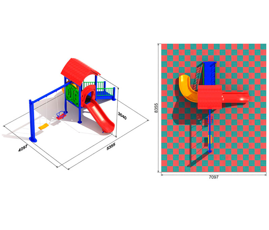 Детский игровой комплекс "Сочетание 2" БФ68
