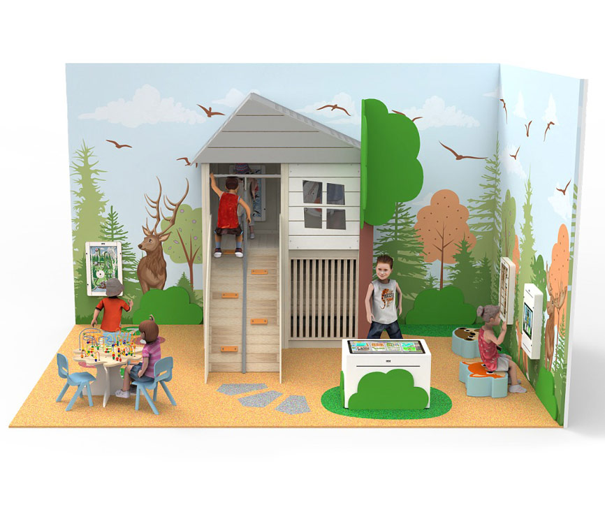 Детский игровой комплекс "Домик на дереве" IKC29