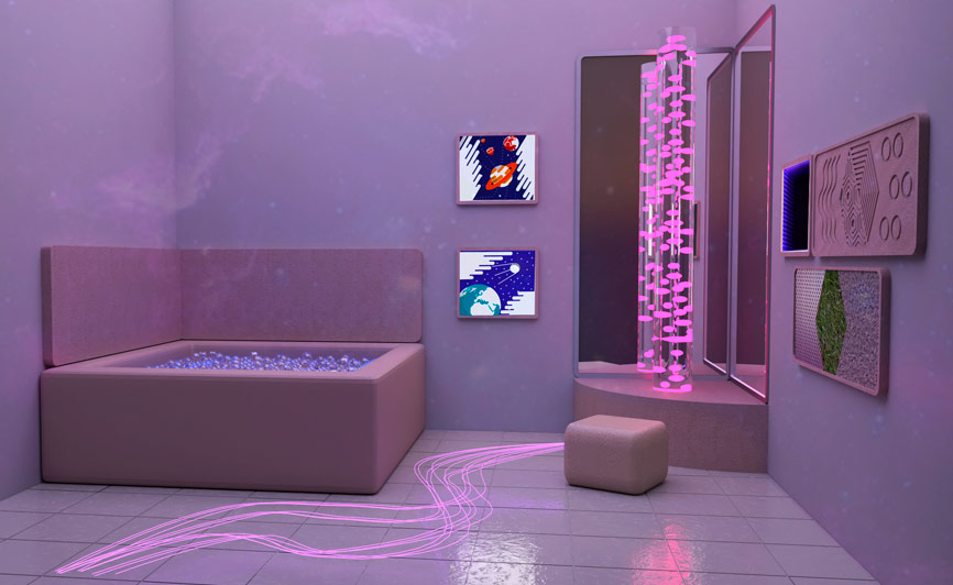 Сенсорная комната "Космос" 8 кв.м РС-03