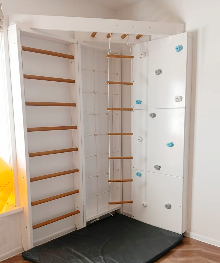 Угловой спортивный комплекс 3 секции АС-02