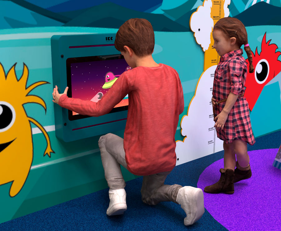 Интерактивная игровая система "Monster" 21 дюйм IKC110