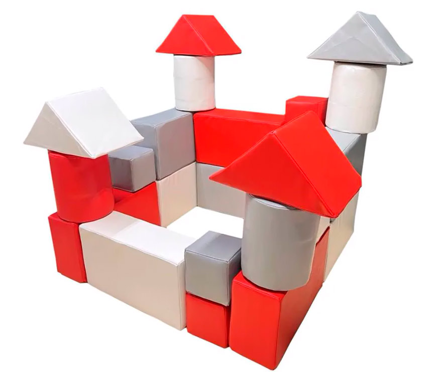 Набор мягких модулей для игровой комнаты " Строитель" ЛА664