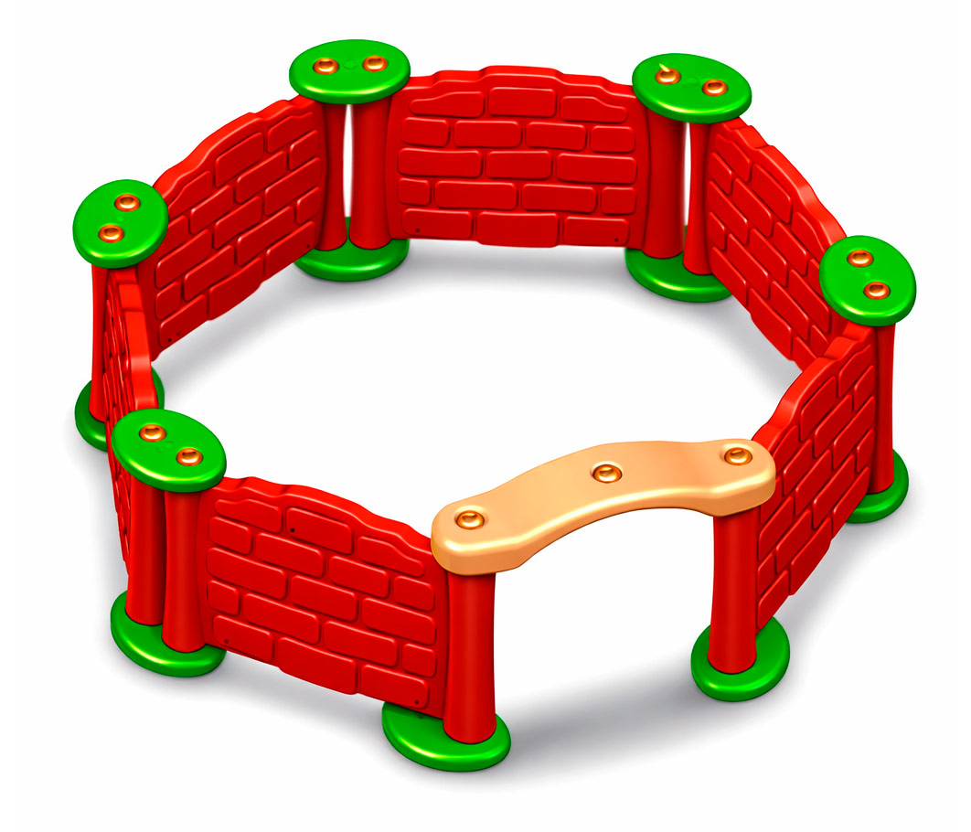 Ограждение для детских игровых комнат КС69