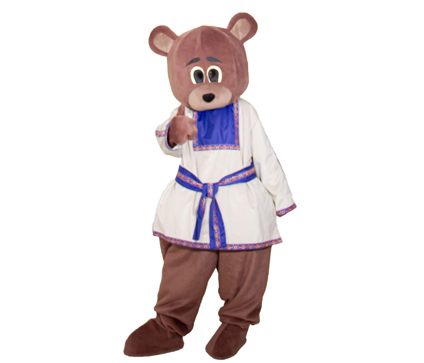 Ростовая кукла "Мишка" в народном костюме НЛ136