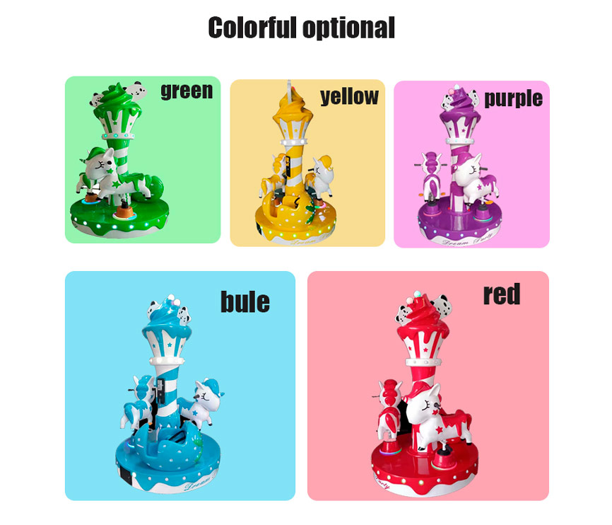 Карусель детская "Ice cream" синяя IG21