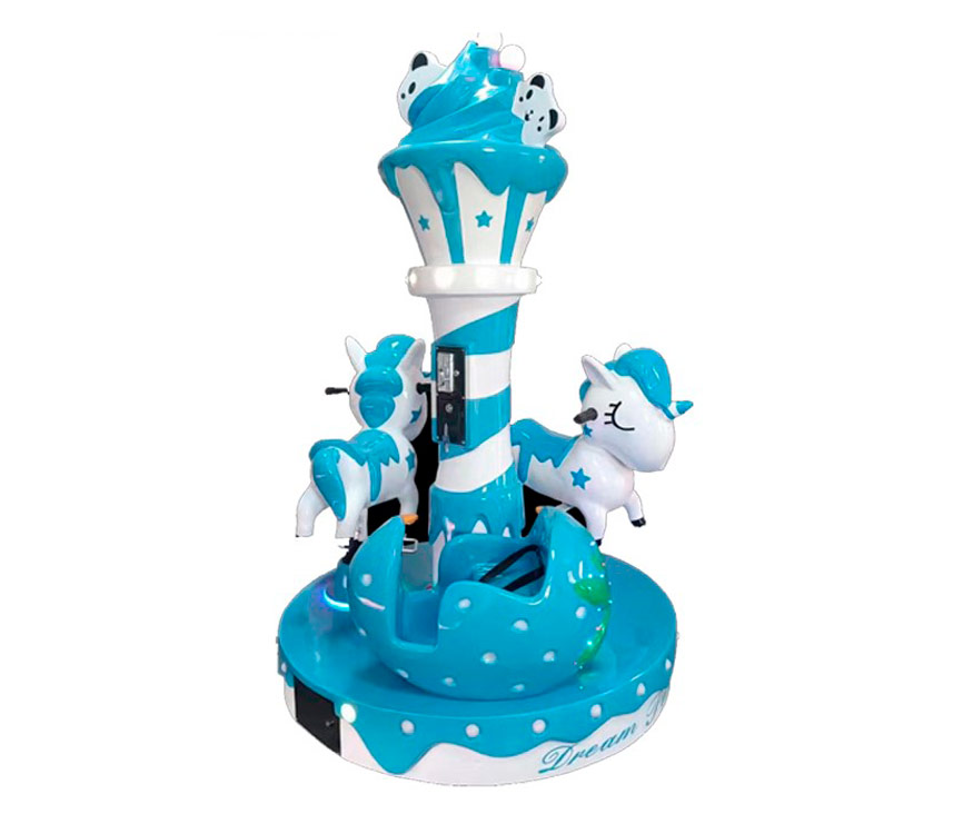Карусель детская "Ice cream" синяя IG21