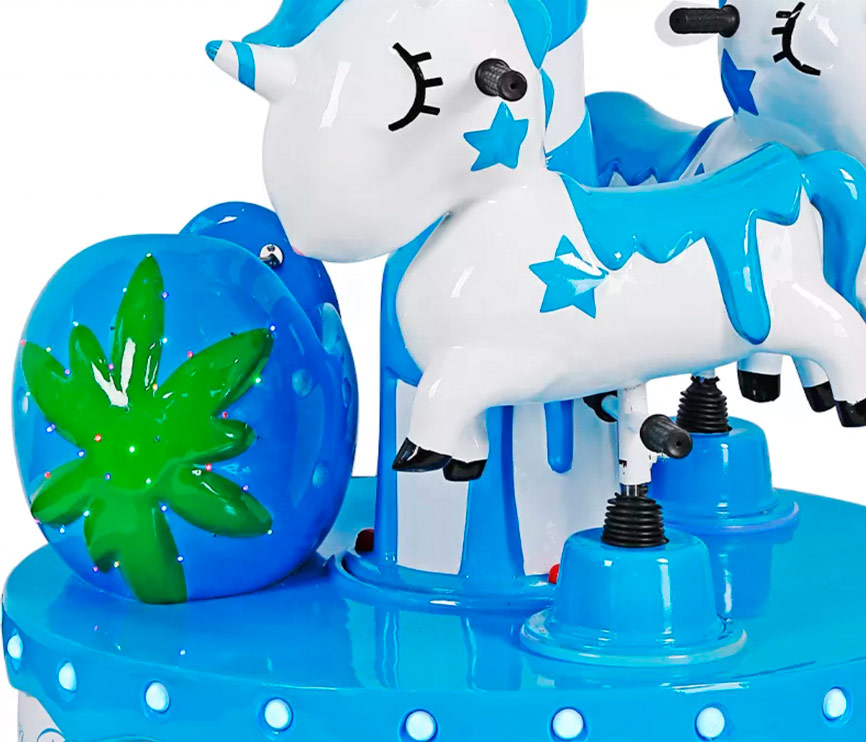 Карусель детская "Ice cream" синяя IG21