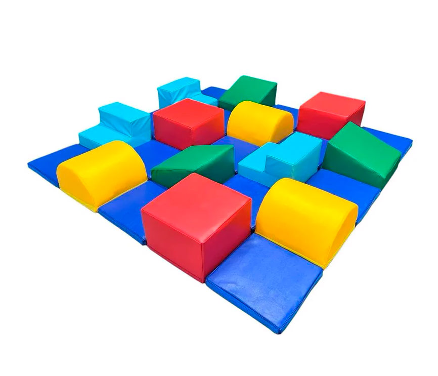 Набор мягких модулей «Разноуровневый коврик» 25 элементов ЛА702
