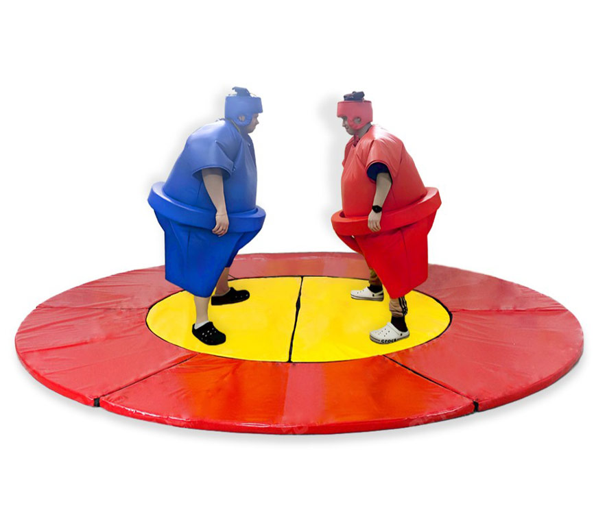 Комплект аттракцион "Сумо", 2 костюма, 2 шлема, татами НЛ134