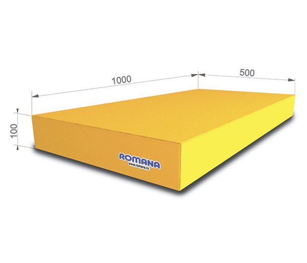 Мат детский гимнастический 100*50*10 см RA-134