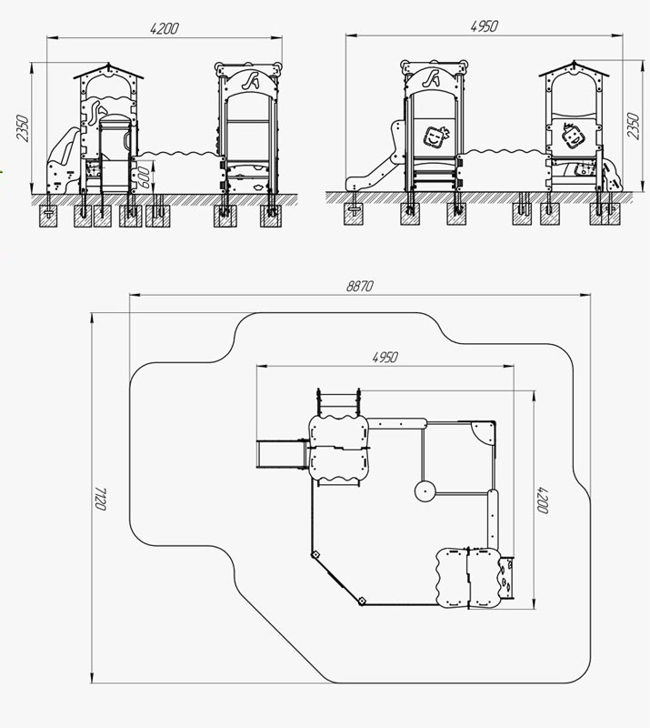 Песочница "Город" У57