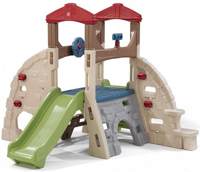 Игровой детский комплекс из пластика с горкой STP1