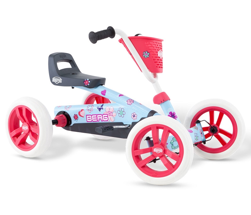 Веломобиль детский BERG Buzzy Bloom бело-розовый STP11