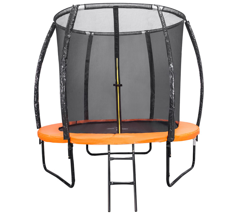 Батут с сеткой KENGOO II 5FT D=150 см оранжево-черный DR-351                                   