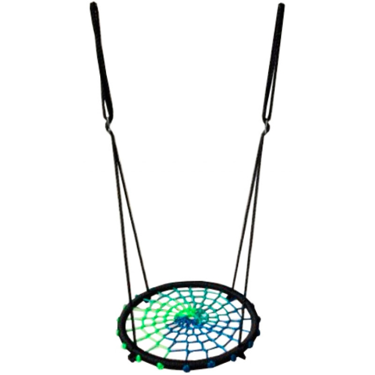 Подвесные качели-гнездо плетеные 60 см цветные OG-11