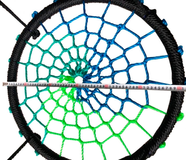 Качели-гнездо плетеные 60 см цветные OG-11