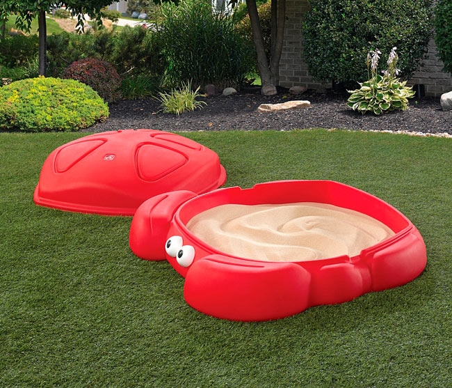 Пластиковая песочница 121*119 см "Краб" STP94