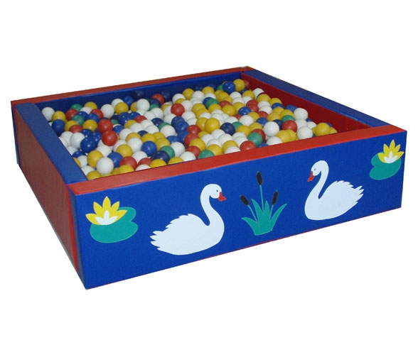 Сухой квадратный бассейн 200*200*50 см НЛ1