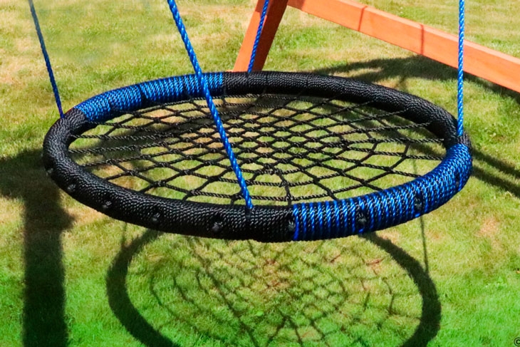 Качели-гнездо на деревянном основании SL-01