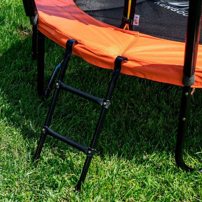 Батут с сеткой KENGOO II 5FT D=150 см оранжево-черный DR-351                                   