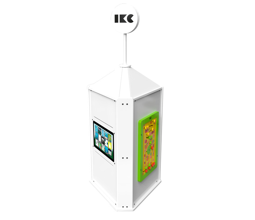 Игровая башня с сенсорным экраном "Белая" IKC65