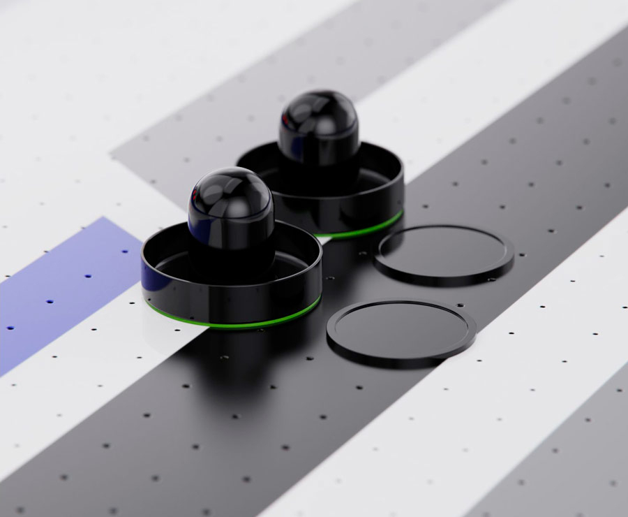 Игровой стол аэрохоккей DFC 54" 136*74 см ДР391