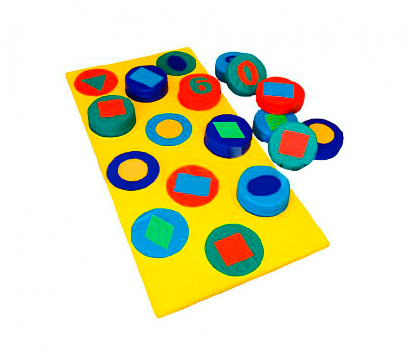 Развивающий мат с мягкими таблетками НЛ101