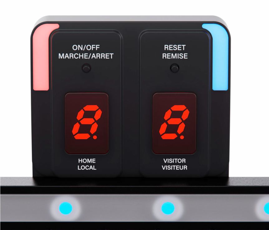 Игровой стол аэрохоккей с подсветкой Championship 53" 135 х 65 см, складной, черный DR111