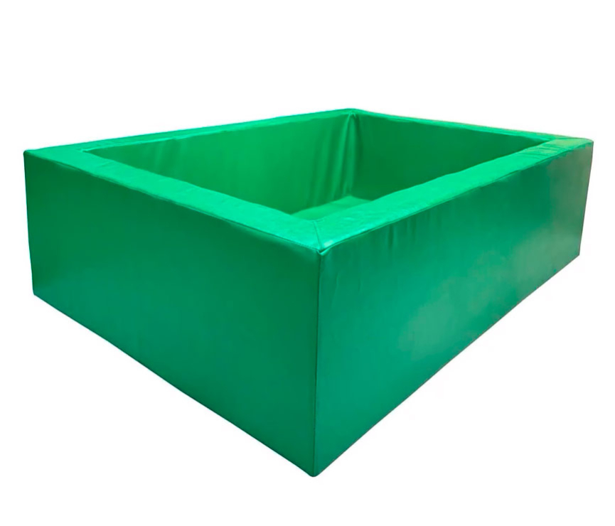 Сухой бассейн квадратный "Пальмы" со спуском, размер 100*140*40см ЛА697