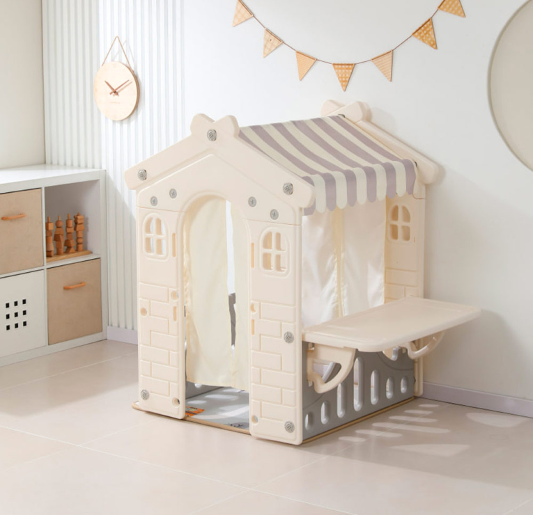 Домик игровой  UNIX Kids "Домик-кафе" со столиком, цвет серый UN-05