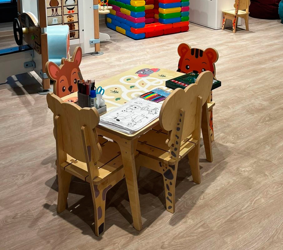 Детский стульчик Pet Chair "Тигрёнок", фанера IKC120