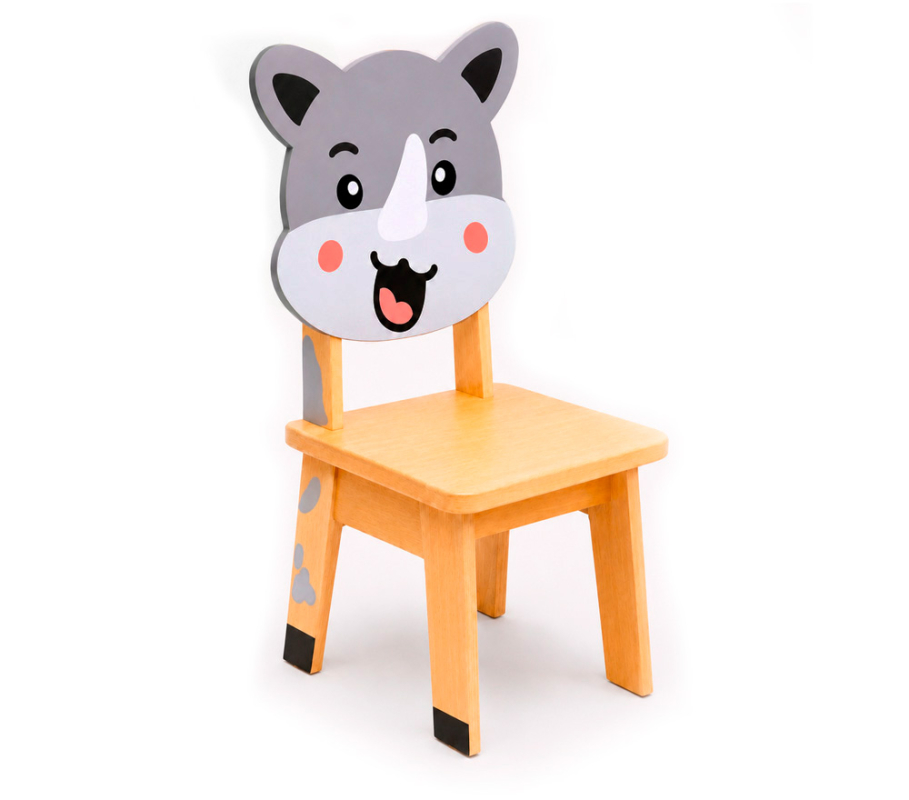 Детский стульчик Pet Chair "Носорог", фанера IKC122