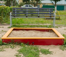 Песочница уличная 150*150 см 482РА