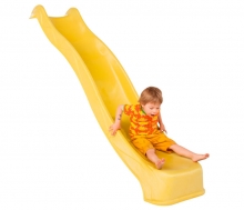 Скат для горки 2,95 м желтый с возможностью создания водяной горки VT-267