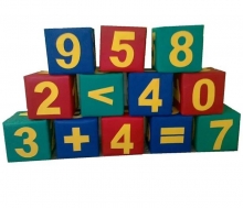 Набор дидактических модулей Числа 12 элем. 24*24 см ЛА157